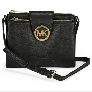 MK Michael Kors Fulton Crossbody Black
